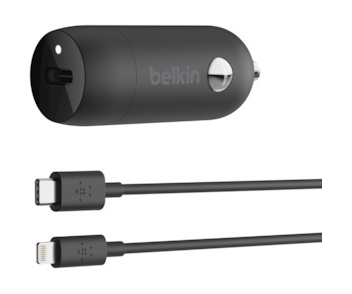 Belkin boost charge usb-c car charger 18w + usb-c cable with lightning connector (f7u09...
Belkin boost charge usb-c car charger 18w + usb-c cable with lightning connector (f7u09...