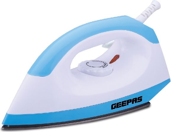 Geepas dry iron 1200w (gdi7782) - white 
Geepas dry iron 1200w (gdi7782) - white