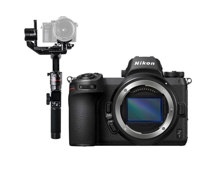 Nikon z 7 mirrorless digital camera (body only) + feiyutech ak2000 wi-fi gimbal stabilizer
Nikon z 7 mirrorless digital camera (body only) + feiyutech ak2000 wi-fi gimbal stabilizer