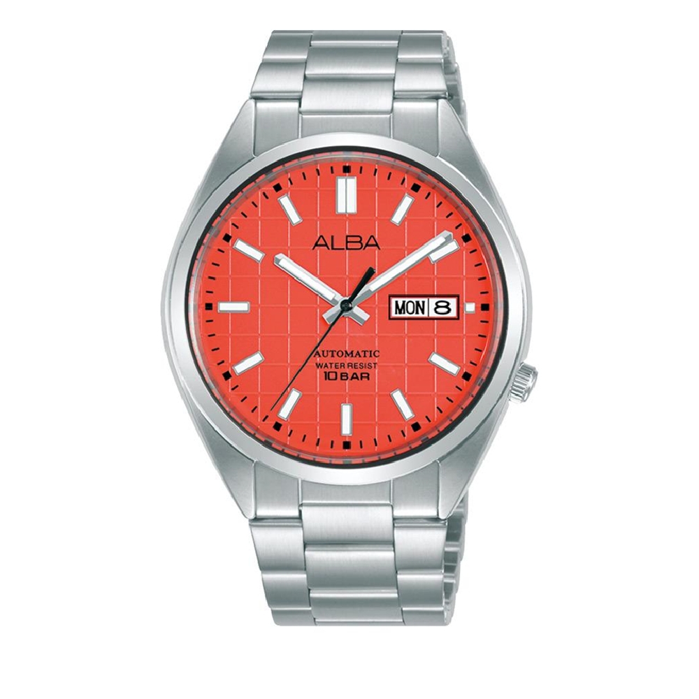 

Alba watch for men, analog, stainless steel, al4323x1 - silver
