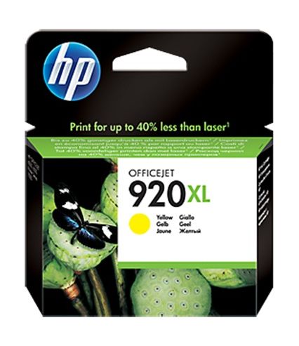 Buy Hp ink 920xly for inkjet printing 700 page yield - yellow (single pack) in Saudi Arabia