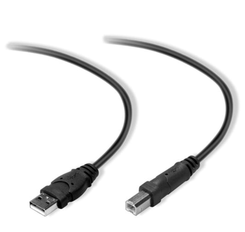 

Belkin usb a to usb b cable, 3m, f3u154cp3m – black