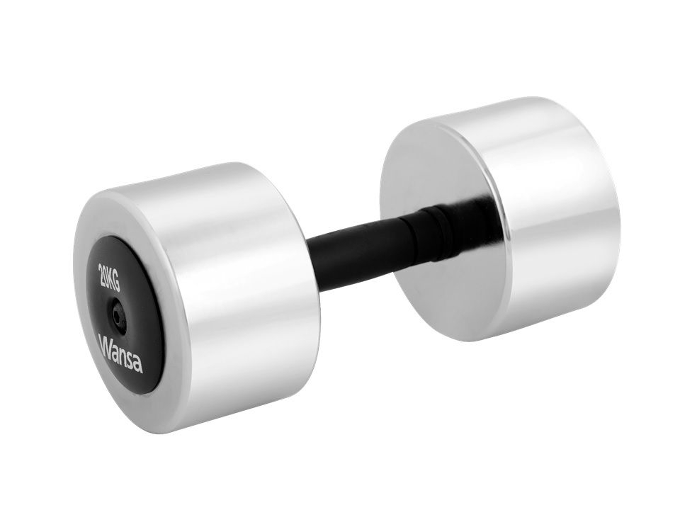 

Wansa 20kg training dumbbell (df002) - silver