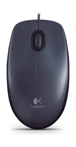 

Logitech m100 usb wired mouse - grey