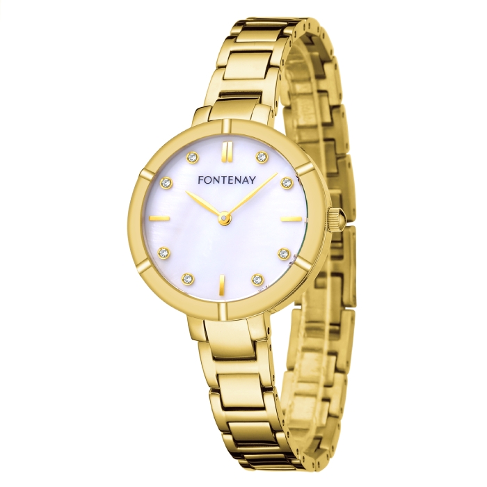 

Fontenay 28mm analog ladies metal watch - 328wjd