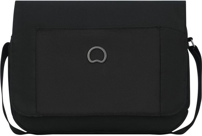 Buy Delsey picpus 12. 9-inch messenger laptop bag (335414500) - black in Saudi Arabia