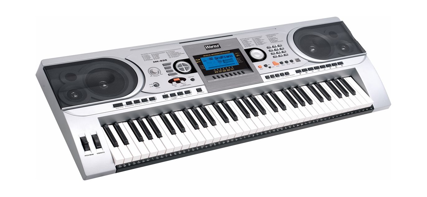 

Wansa 61 keys musical keyboard (mk-935) - silver