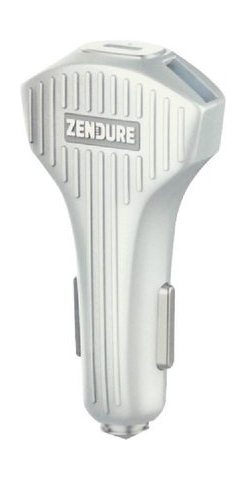 

Zendure 30w car charger with qc 3. 0 and dual usb - white