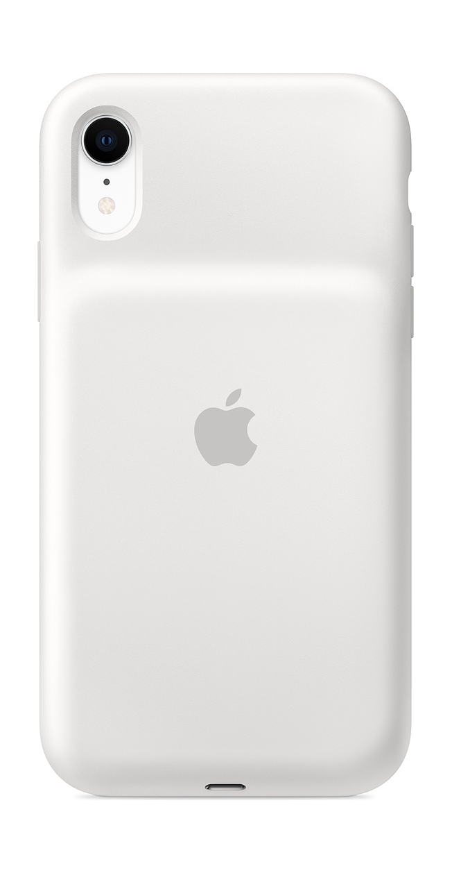 Buy Apple iphone xr smart battery case - white in Saudi Arabia