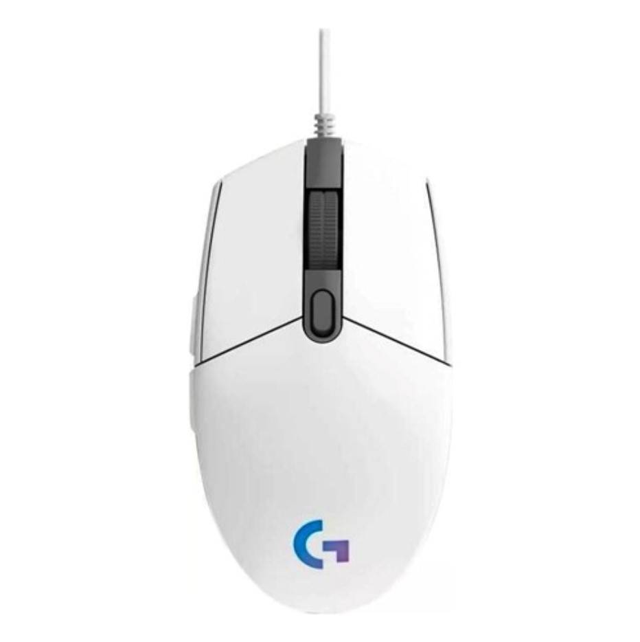 

Logitech g203 wired gaming mouse, lightsync rgb, 910-005797 - white