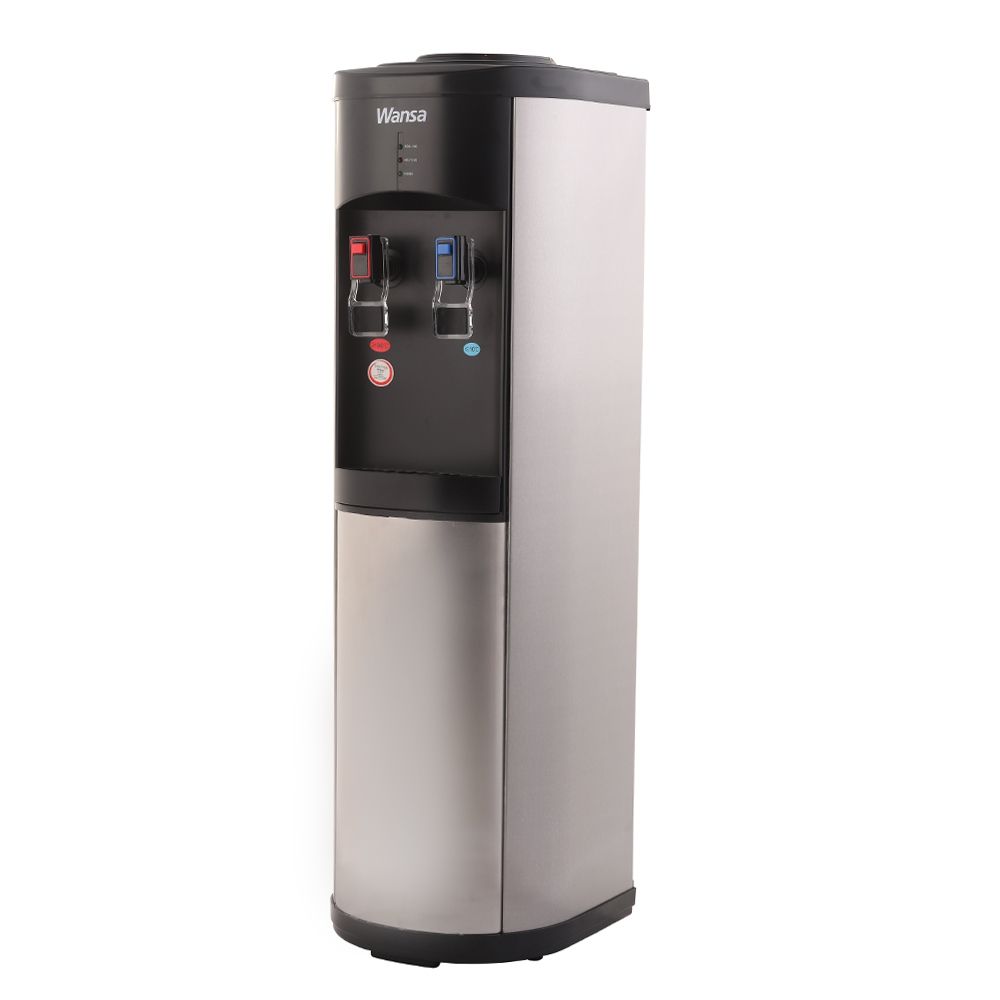 Buy Wansa water dispenser (wwd2fssbc1) - black/silver in Saudi Arabia