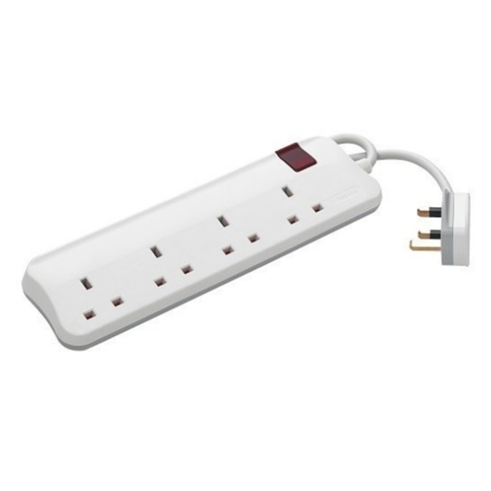 Buy Legrand 4 way extension socket cord 3 meter (698524) in Saudi Arabia