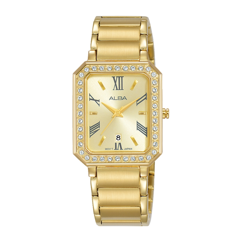 

Alba ladies 25mm analog fashion metal watch - ah7ac4x1