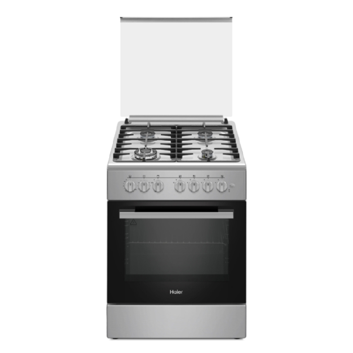 

Haier gas cooker 60x60cm, hcr6060gt1 - stainless steel