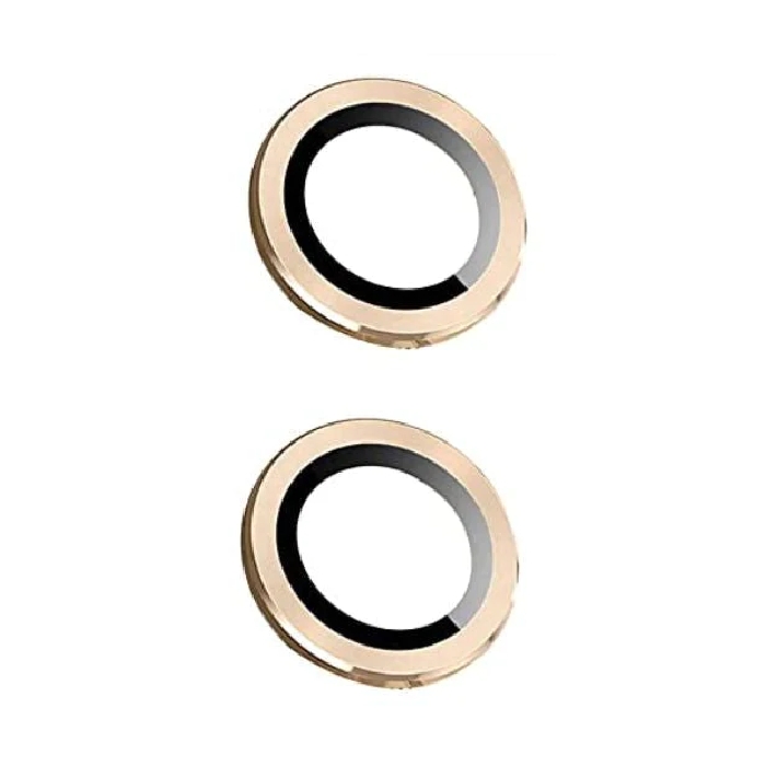 

Eq metal ring camera lens protector for iphone 14, eq-mtllns-iph14-gl - gold