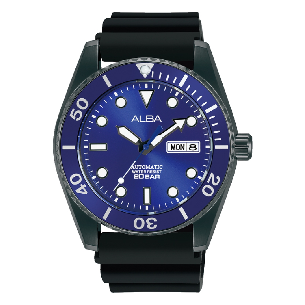 

Alba active analog 43mm gent's rubber strap casual watch - al4361x1