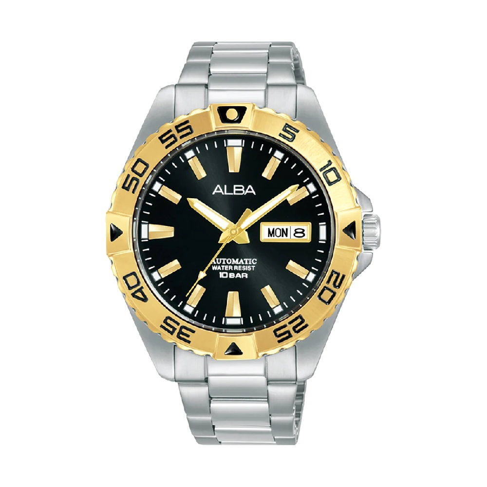 

Alba watch for men, stainless steel band, 41. 5mm, al4388x1 - silver/steel