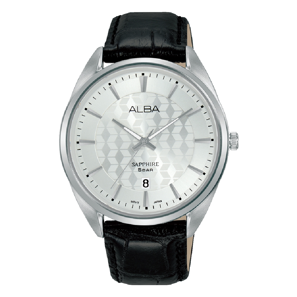 

Alba prestige analog 41mm gent's leather strap casual watch - as9p65x1
