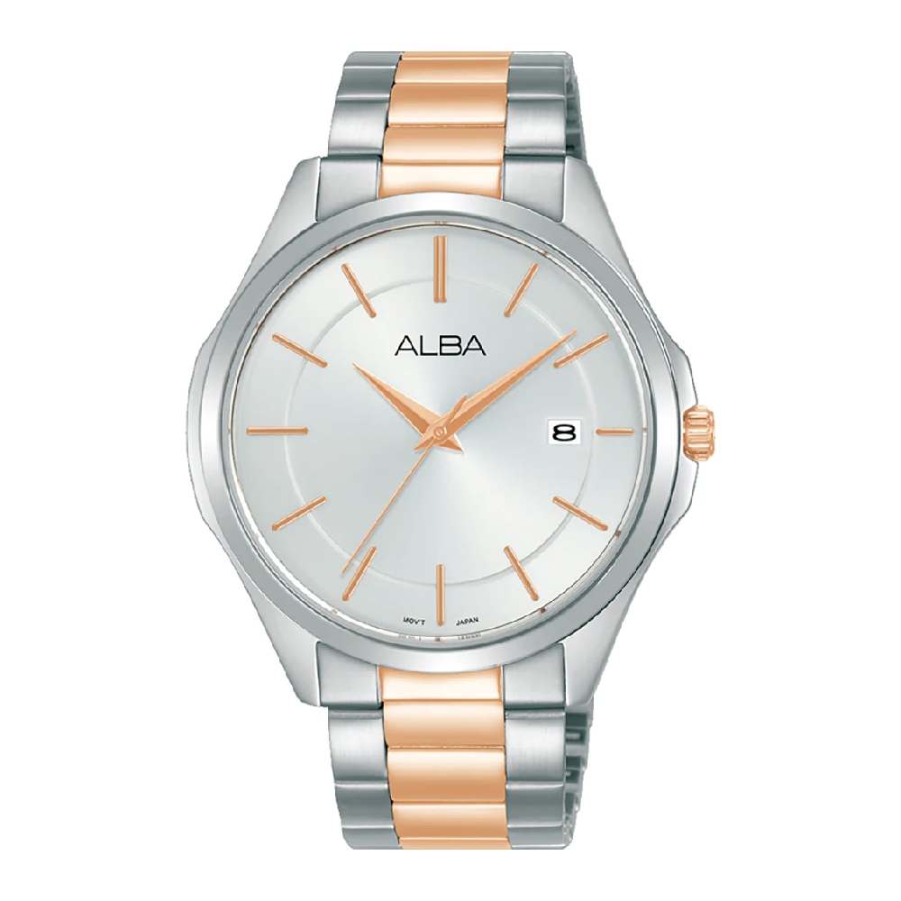 

Alba prestige men watch, analog, 40mm, stainless steel, as9p69x1– silver