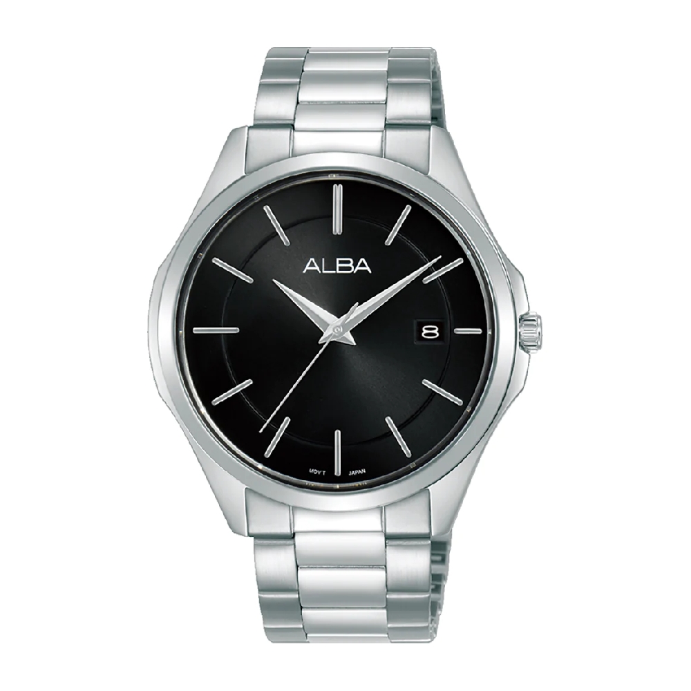

Alba prestige men watch, analog, 40mm, stainless steel, as9p73x1– silver