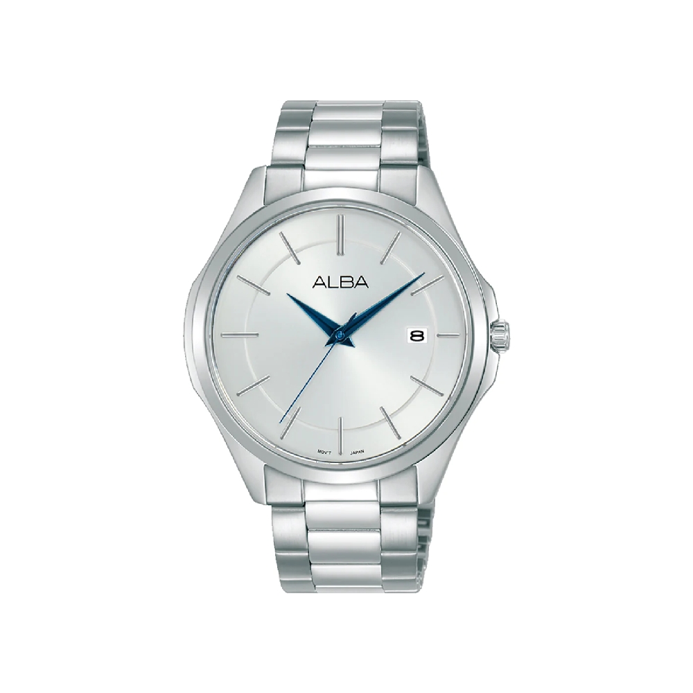 

Alba prestige men watch, analog, 40mm, stainless steel, as9p77x1– silver