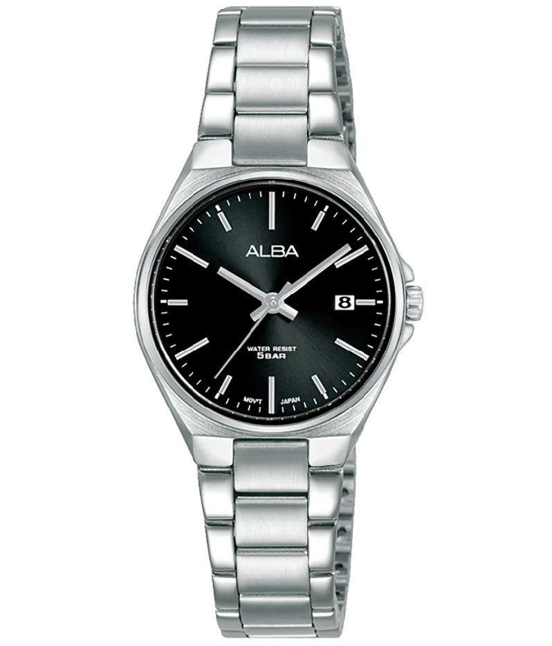 

Alba prestige ladies watch, 26mm, analog, stainless steel strap, ah7bc1x1 – silver