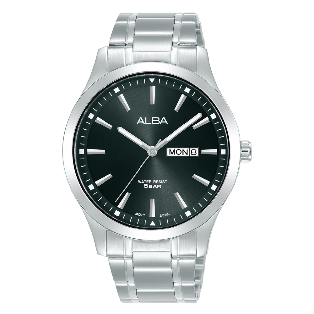 

Alba standard men watch, analog, 40mm, stainless steel, aj6151x1 – silver