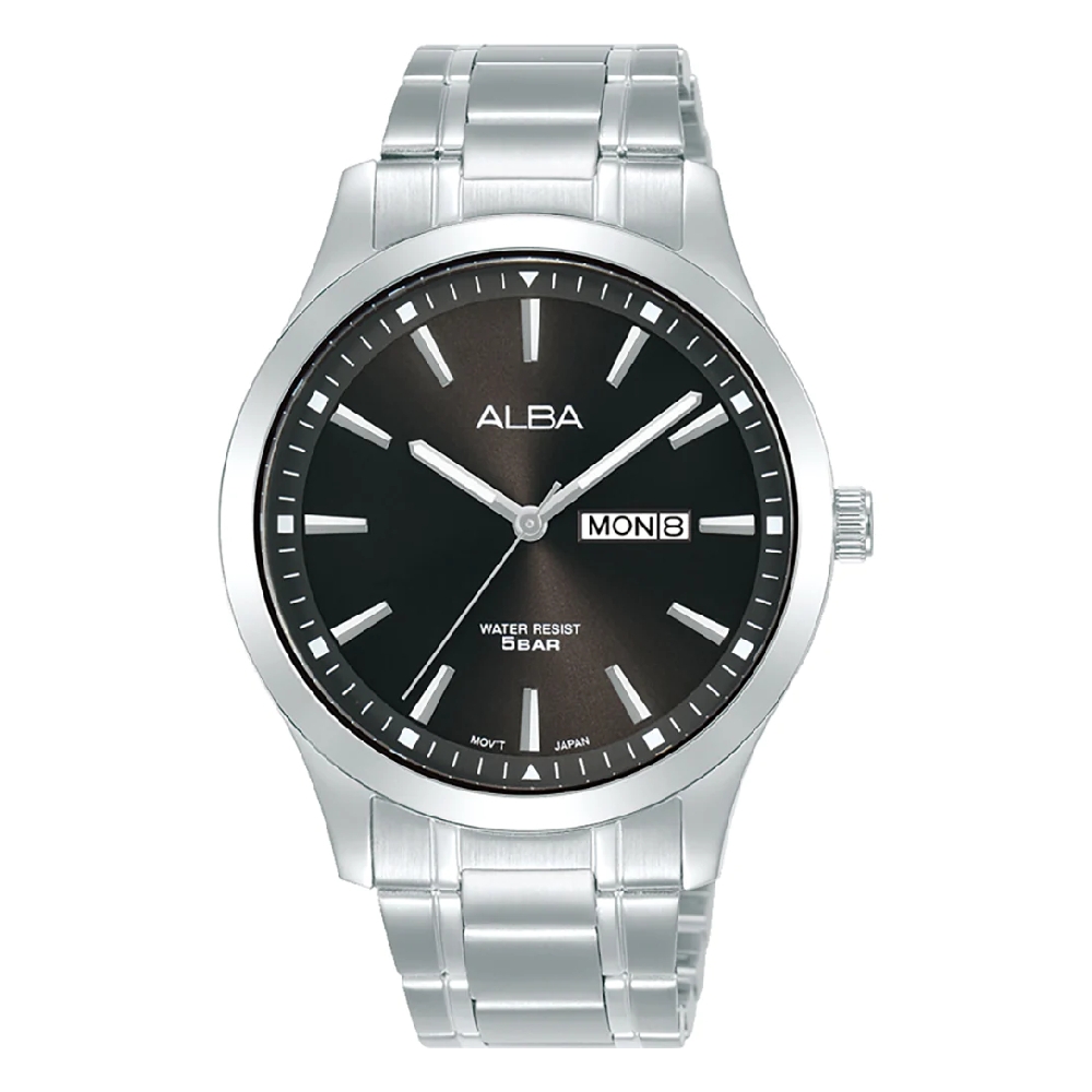 

Alba standard men watch, analog, 40mm, stainless steel, aj6153x1 – silver