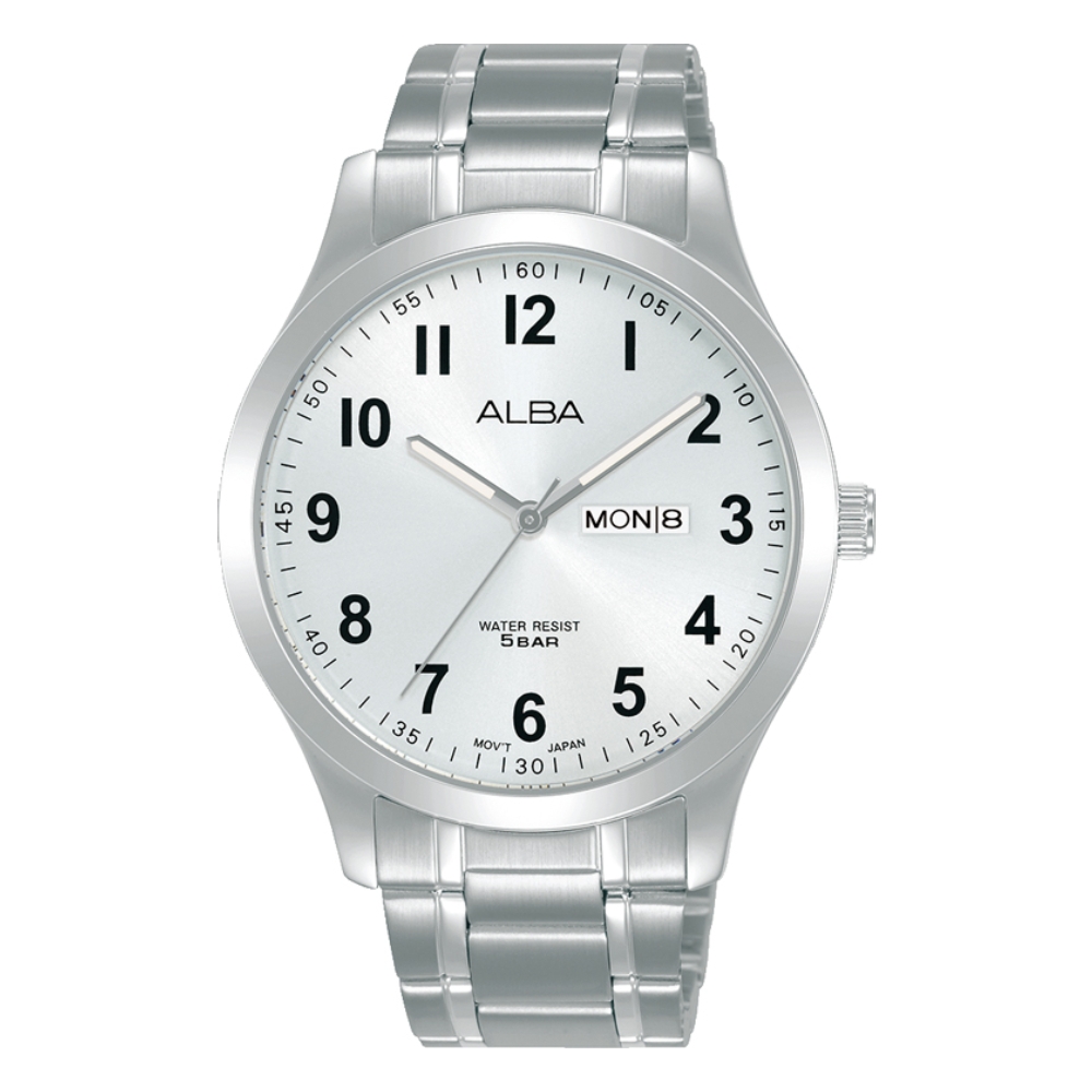 

Alba standard analog 40mm gent's metal strap casual watch - aj6163x1