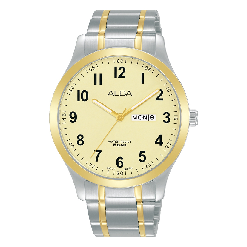 

Alba standard analog 40mm gent's metal strap casual watch - aj6172x1