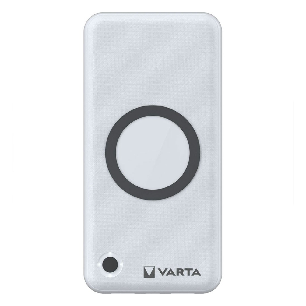 

Varta 2 in 1 wireless charger and power bank, 20000mah, 20 watts, 57909 - white