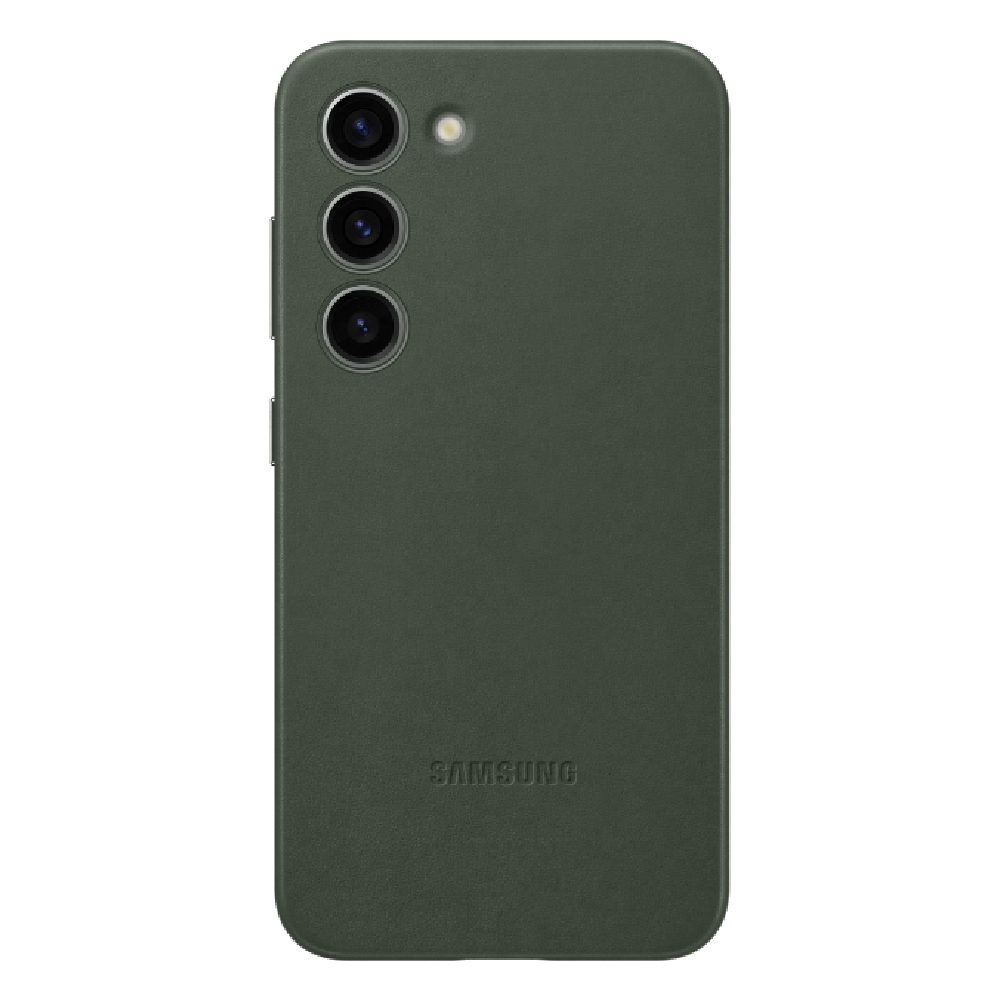 

Samsung galaxy s23 leather cover - green