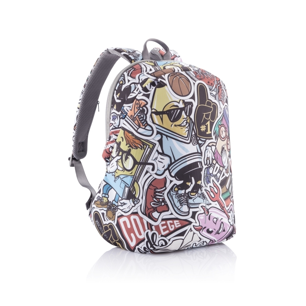 

Xd design bobby soft " art" anti-theft backpack, xd-p705-868- graffiti