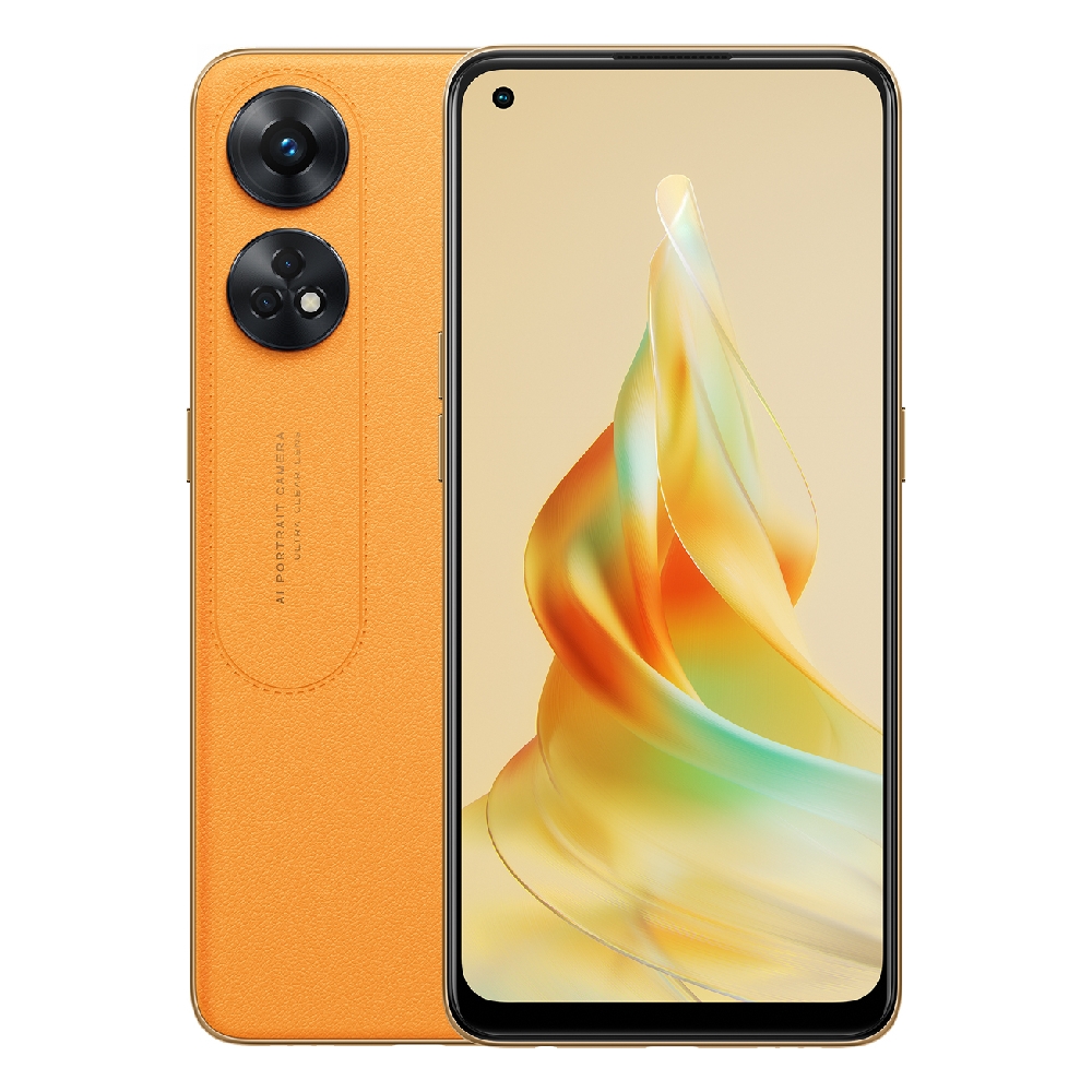 

Oppo reno8 t - 256gb - 8gb ram - 100mp cam - 6. 43" - phone - sunset orange