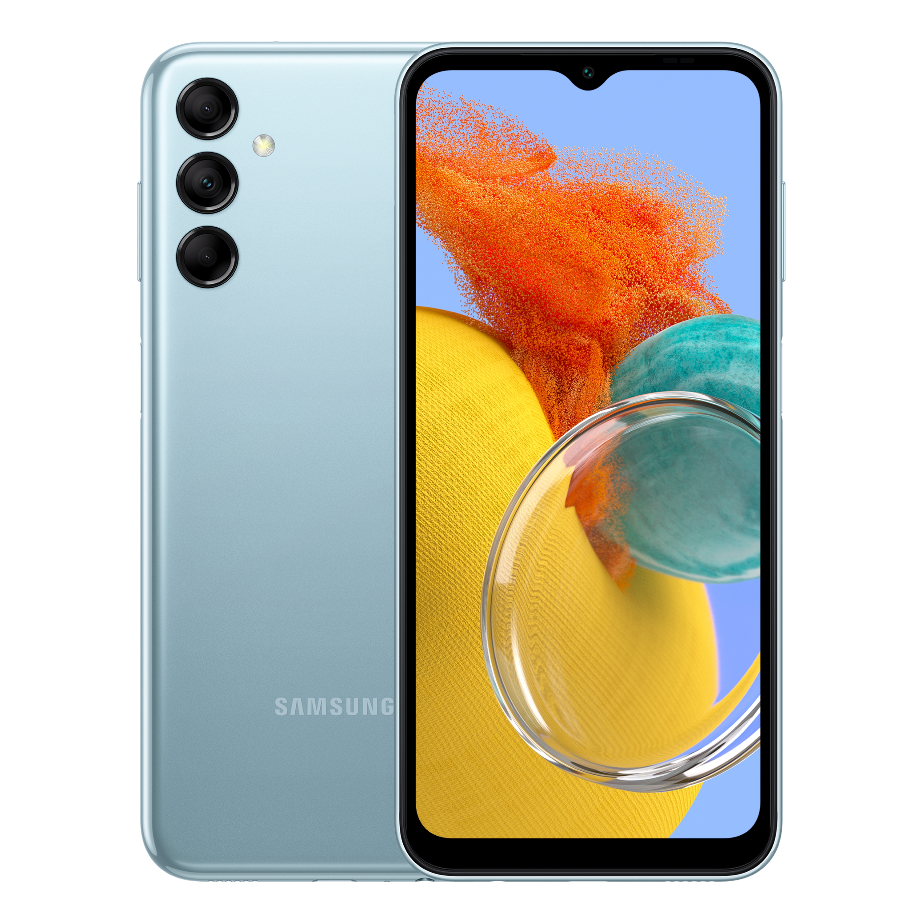 

Samsung galaxy m14 6. 6-inch, 64gb, 4gb ram phone - blue