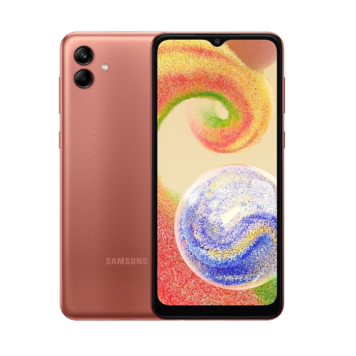 

Samsung galaxy a04 4g phone, 6. 5-inch, 4gb ram, 64gb – copper