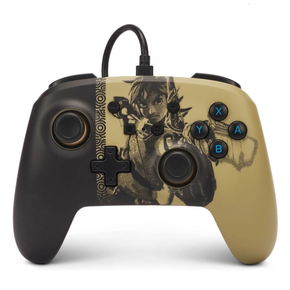 

Powera enhanced wired controller for nintendo switch - ancient archer black