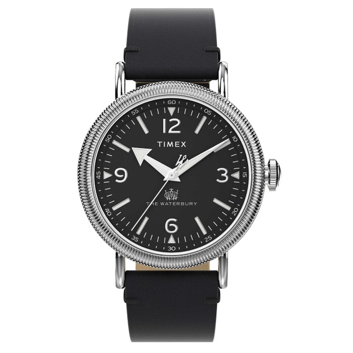 اشتري ساعة واتربري للرجال من تايمكس، انالوج، 40 ملم، حزام جلد، tw2w20200vm – أسود في الكويت