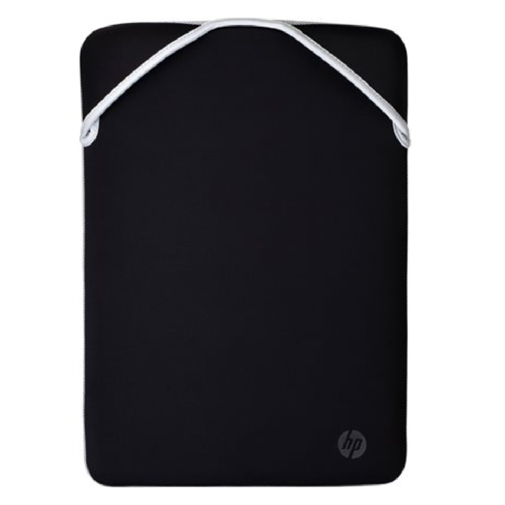 Buy Hp reversible laptop sleeve, 14. 1-inch, 2f2j1aa – black & silver in Kuwait