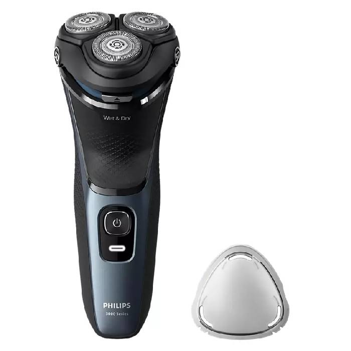 Buy Philips series 3000 wet or dry electric shaver, s3144/00 -  dark blue in Kuwait