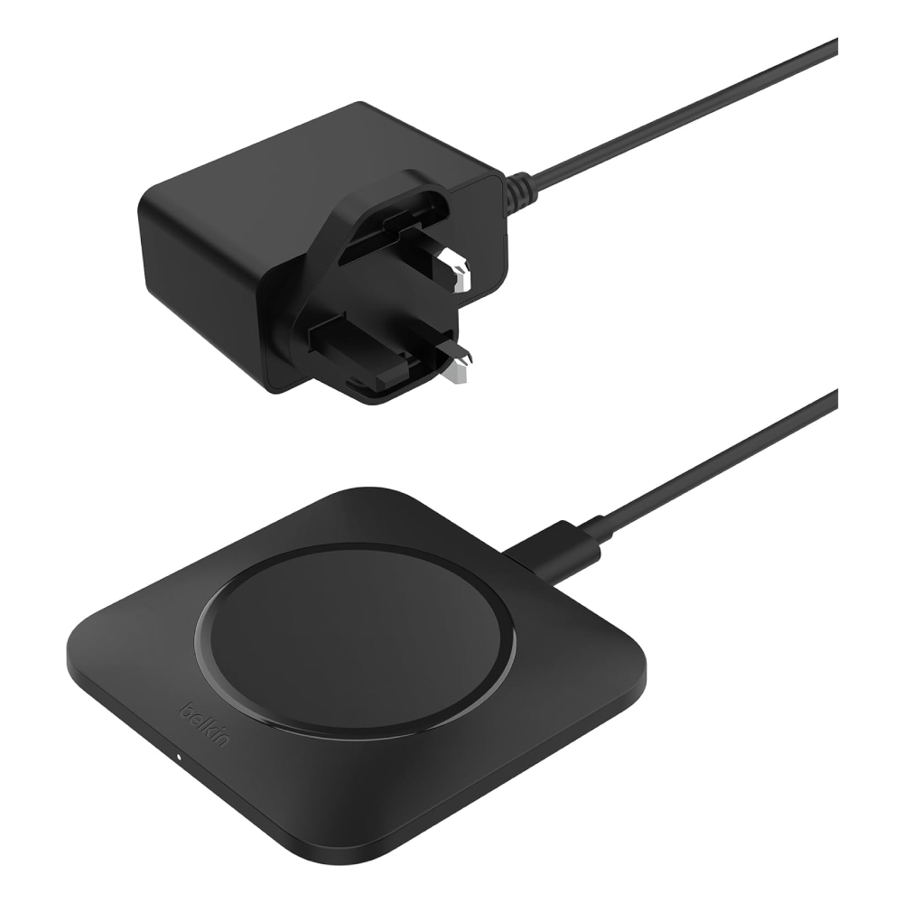 Buy Belkin boostcharge pro universal easy align wireless charging pad, 15w, wia007mybk - black in Kuwait