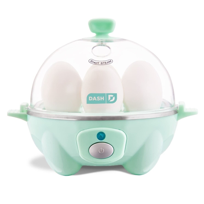 اشتري جهاز سلق البيض من داش، بقوة 360 واط، سعة 6 بيضات، dec005aq - أزرق آكوا في الكويت
