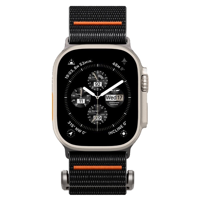 Buy Spigen durapro flex ultra band for apple watch ultra 2/1, 49mm, amp05981 – black in Kuwait