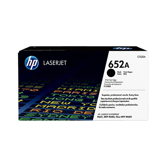 

Hp 652a original laserjet toner cartridge, cf320a - black