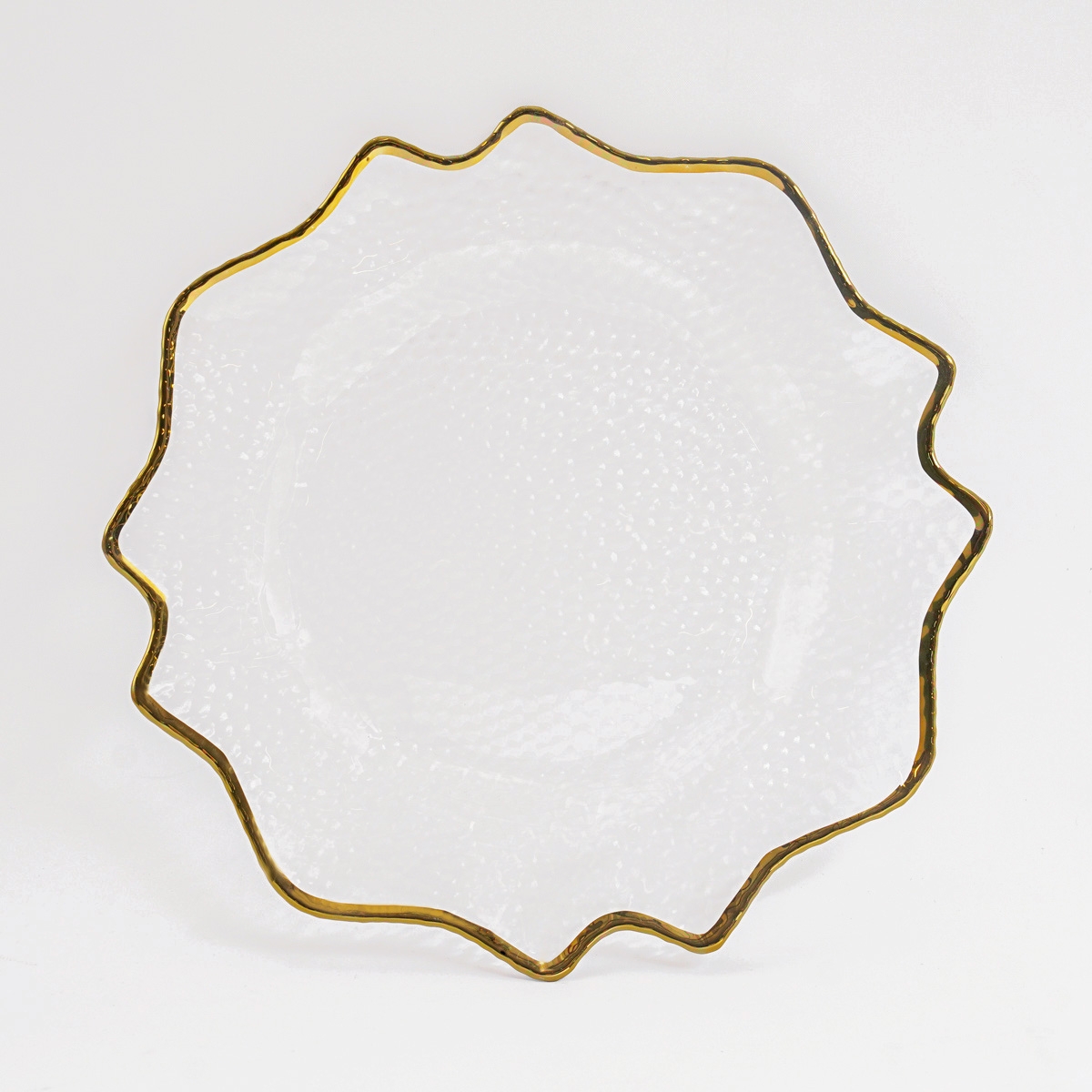 Buy Jasmine charger plate clear in Kuwait