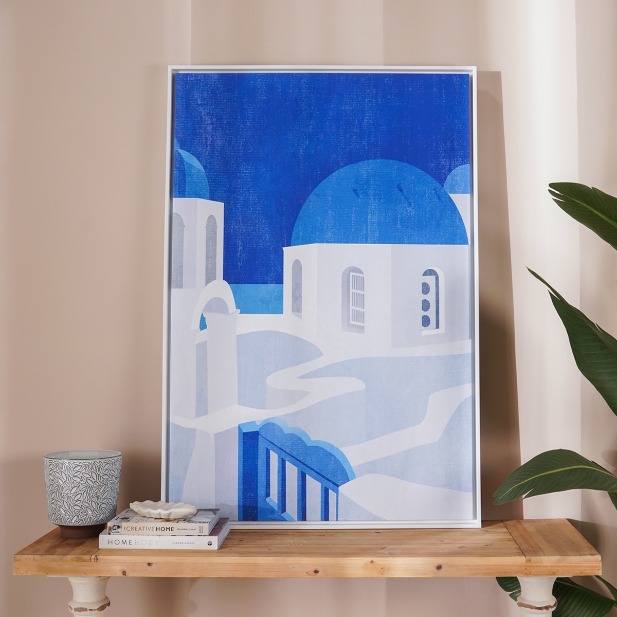 اشتري لوحة فنية مطبوعة سينيك زرقاء 80x120 سم في الكويت