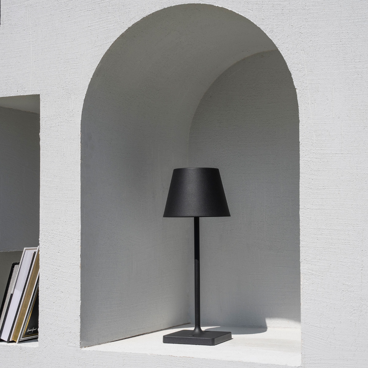 Buy Shade led table lamp black 15. 5x15. 5x39 cm in Kuwait