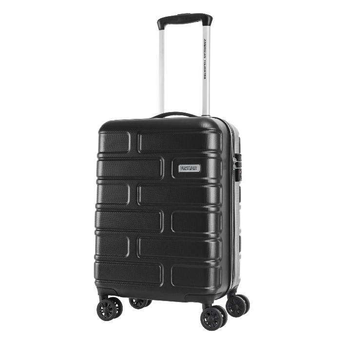 Buy American tourister bricklane hard luggage 55cm - black in Saudi Arabia