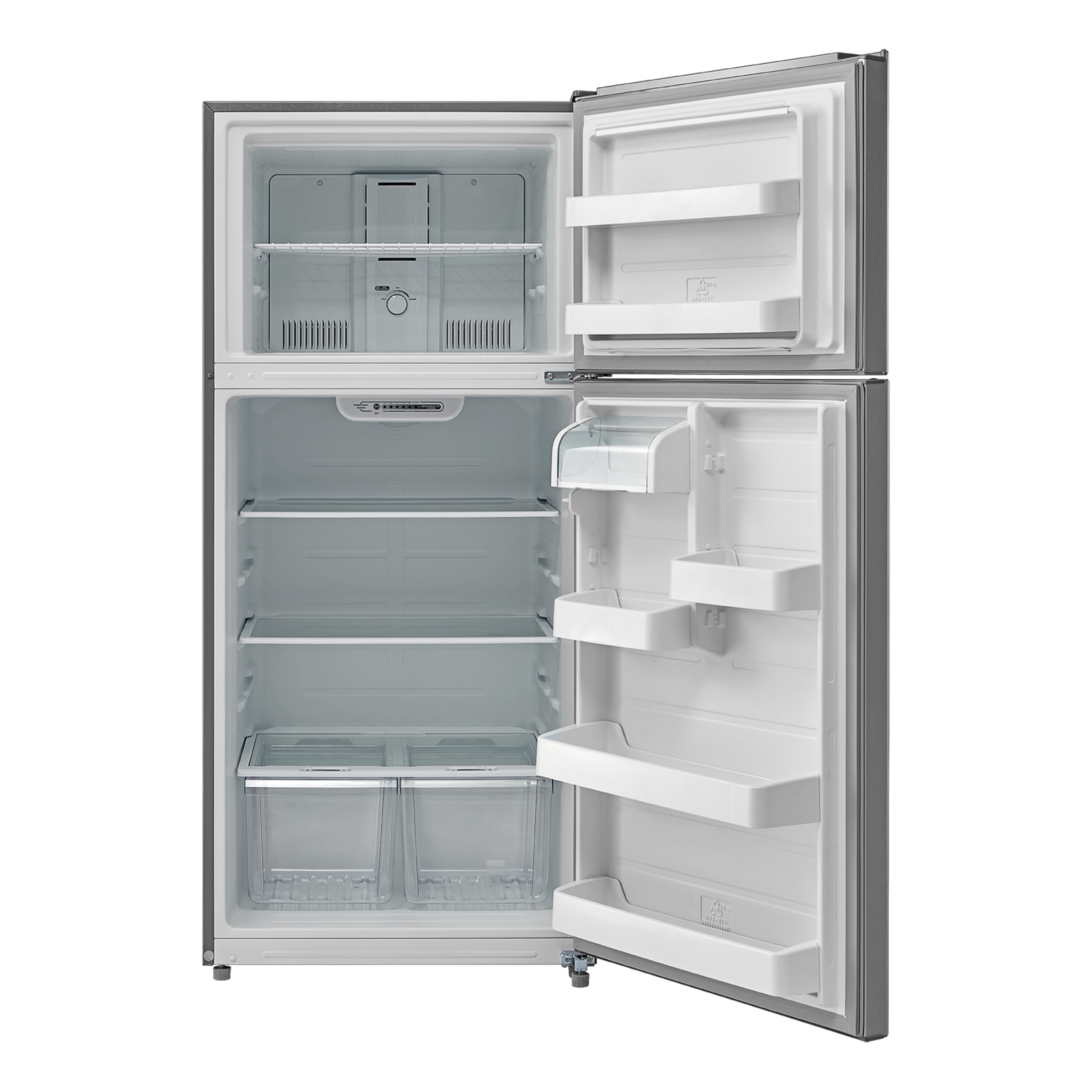 

Midea 18. 1 cft. Top freezer refrigerator (hd-663fs2)