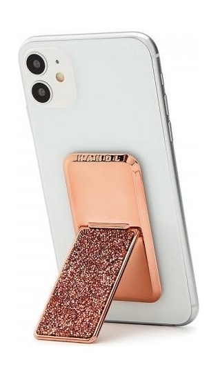 

Handlstick crystal smartphone holder - rosegold